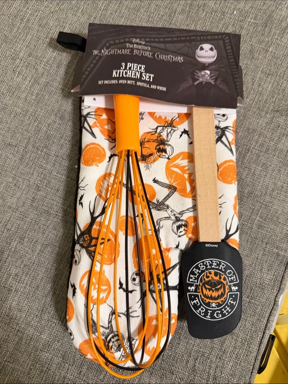 Disney The Night Before Christmas baking trio whisk, oven mitt, spatula